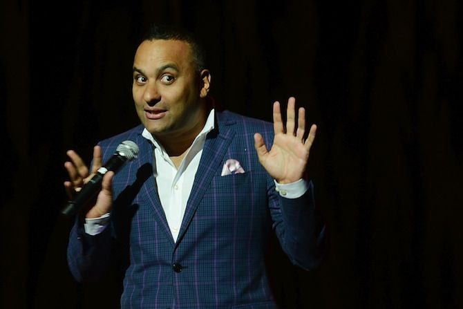 Russell Peters on stage