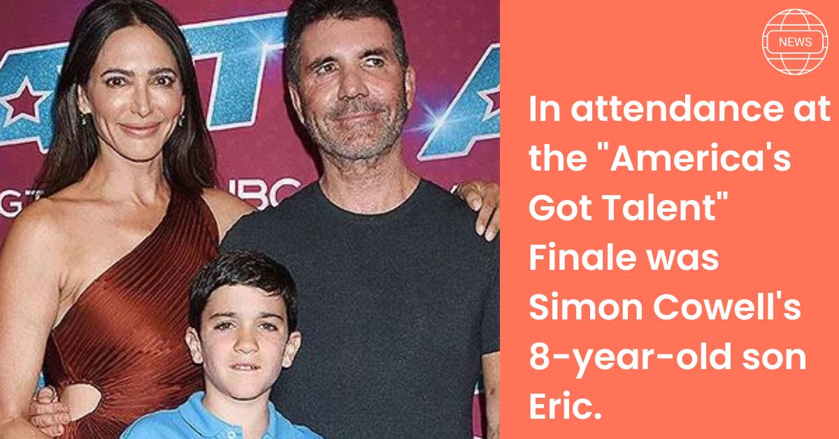 In attendance at the "America's Got Talent" Finale was Simon Cowell's 8-year-old son Eric.