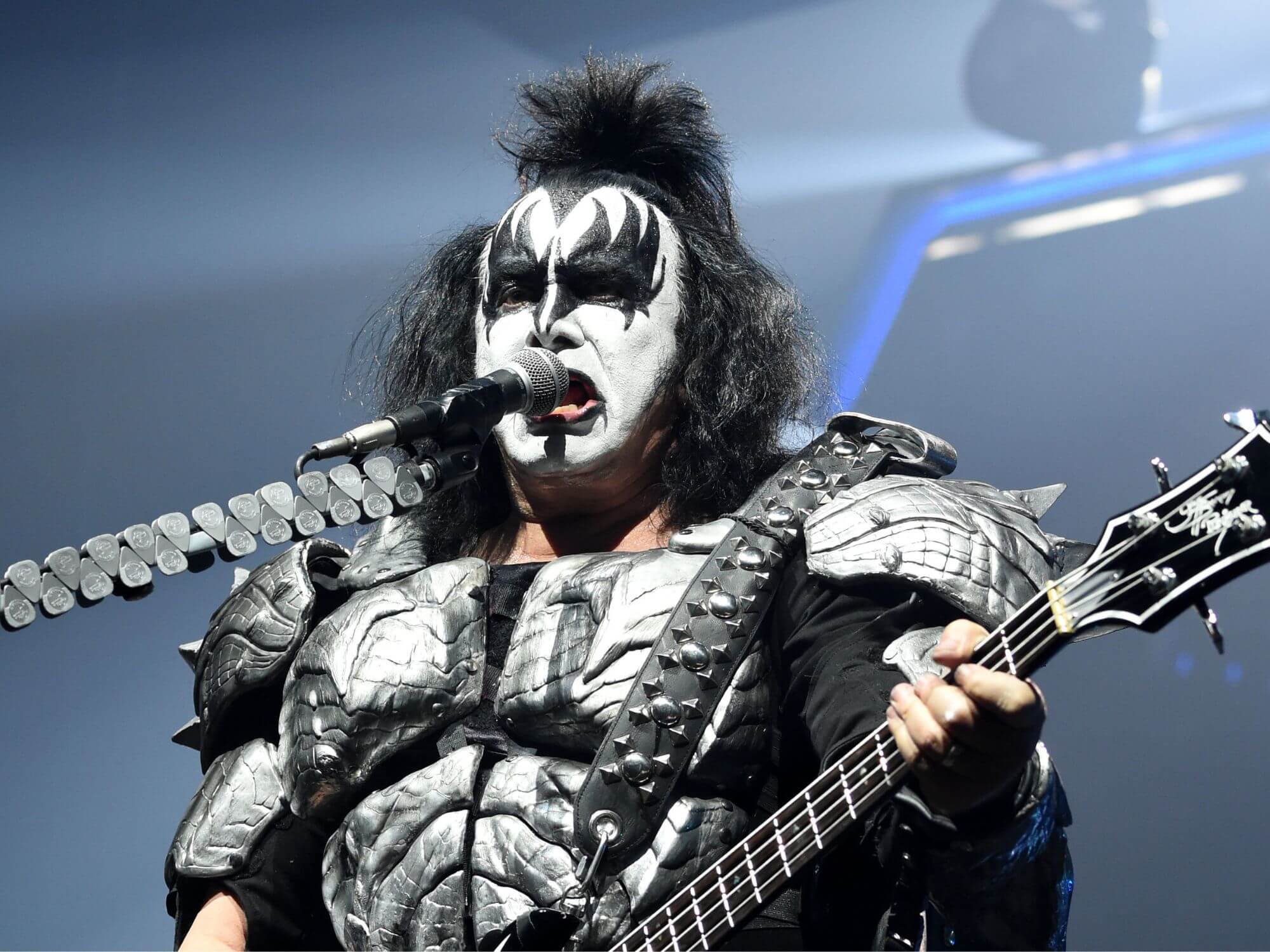 Gene Simmons WITH AMZING MAKEUP
