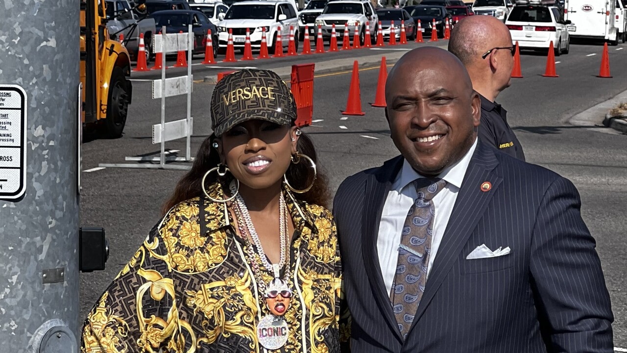 Hip-hop superstar Missy Elliott is honored in Portsmouth as a legend returns home.