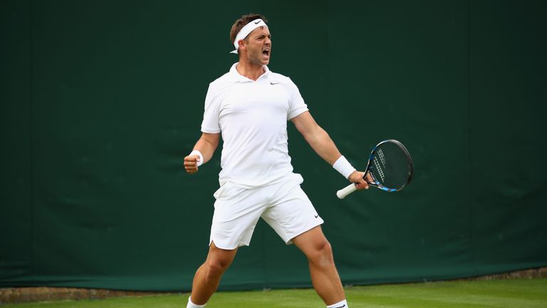 marcus willis is celebrating victory