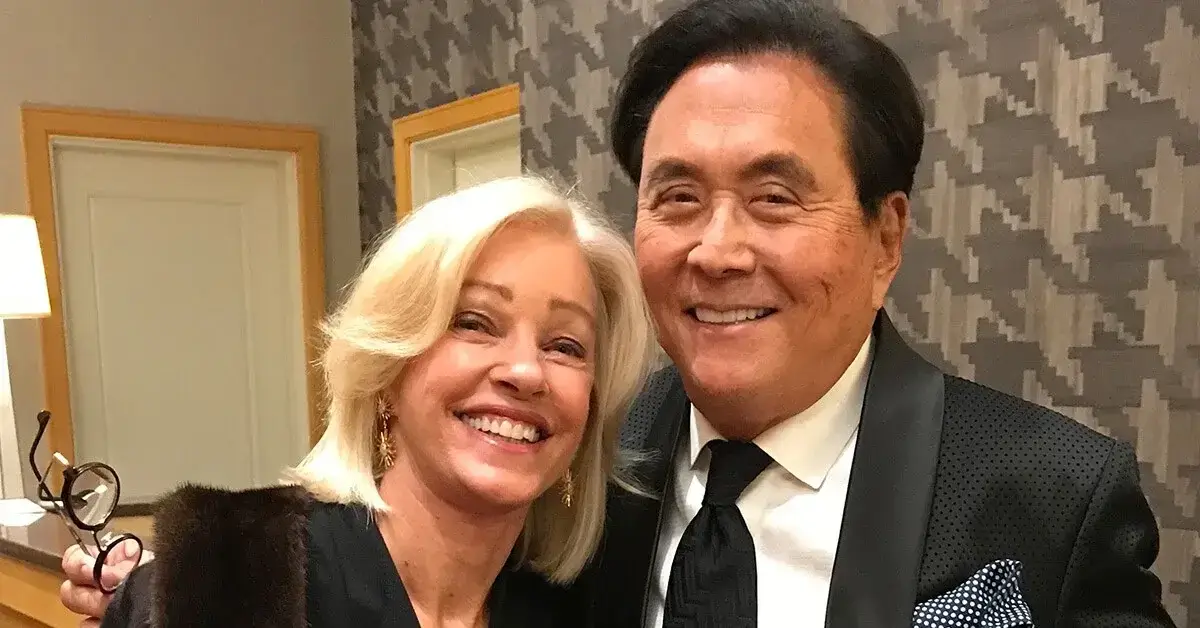 Robert Kiyosaki with wife